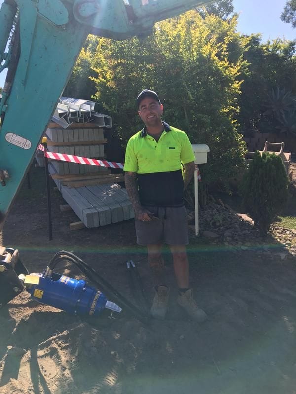 Trent's happy with his new 8000MAX Auger Trent's happy with his new 8000MAX Auger